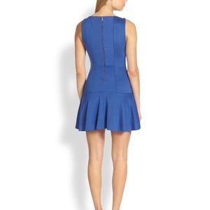 Alice + Olivia Kaya Drop-Waist Dress, Cobalt